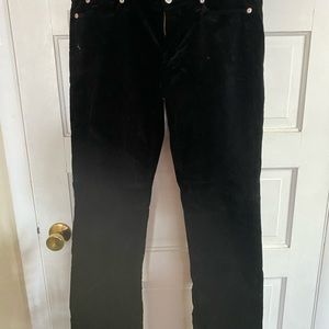7 for All Mankind Black Velvet-like Jeans - size 30 - NWT